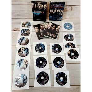 Battlestar Galactica Seasons 2, 2.5, 3, 4, 4.5, Razor DVD lot of 21 READ